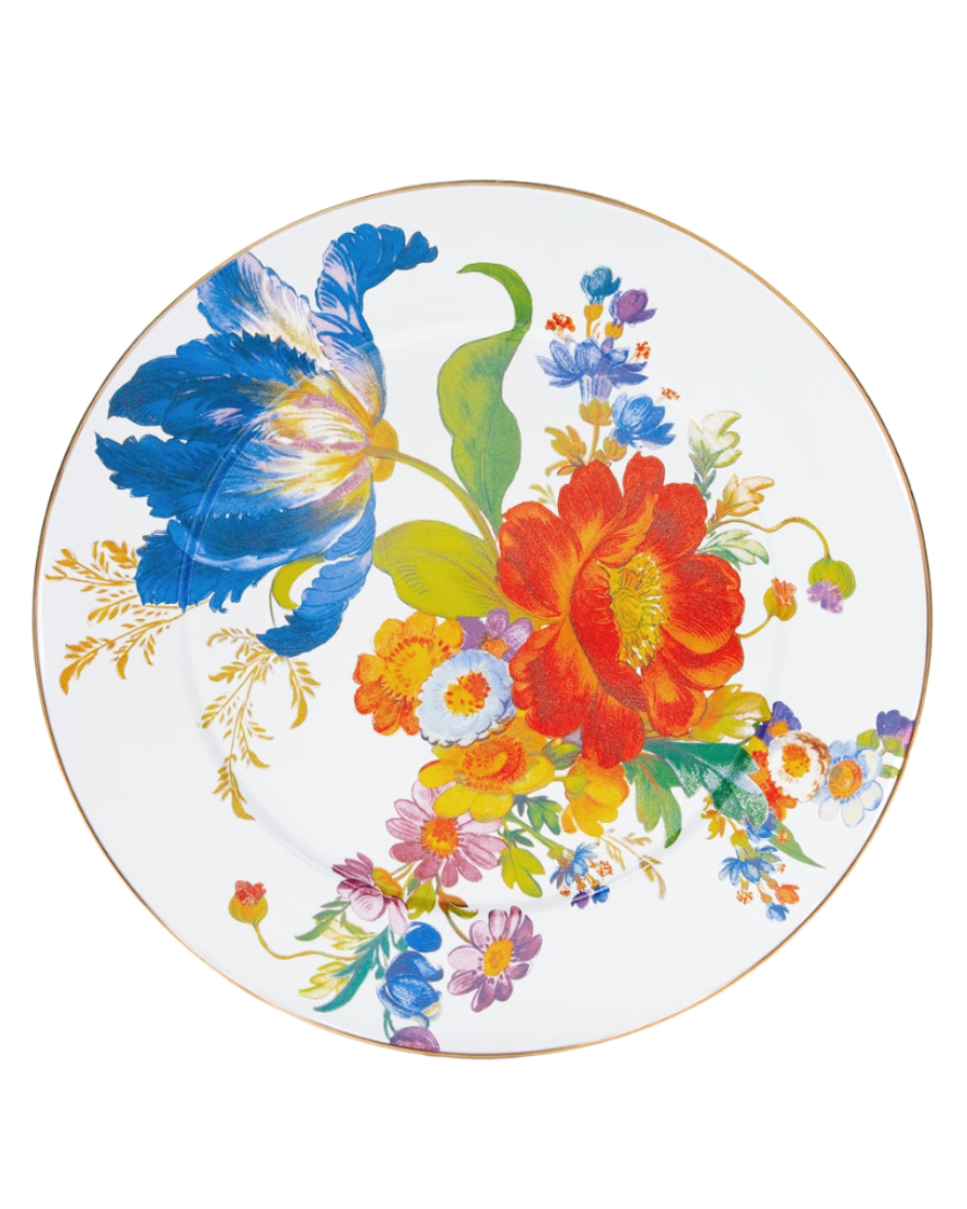 White Flower Market Serving Platter