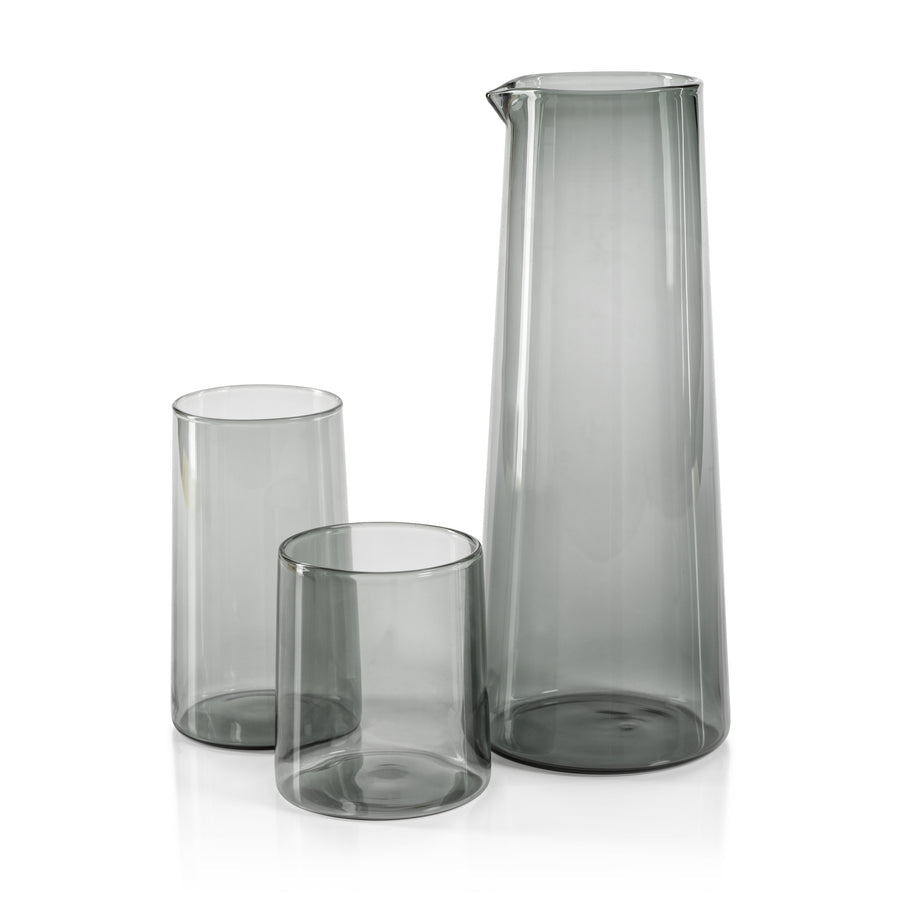 Vaso L'Avenue de vidrio Humo