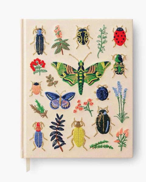 Cuaderno de Tela Bordada Curio